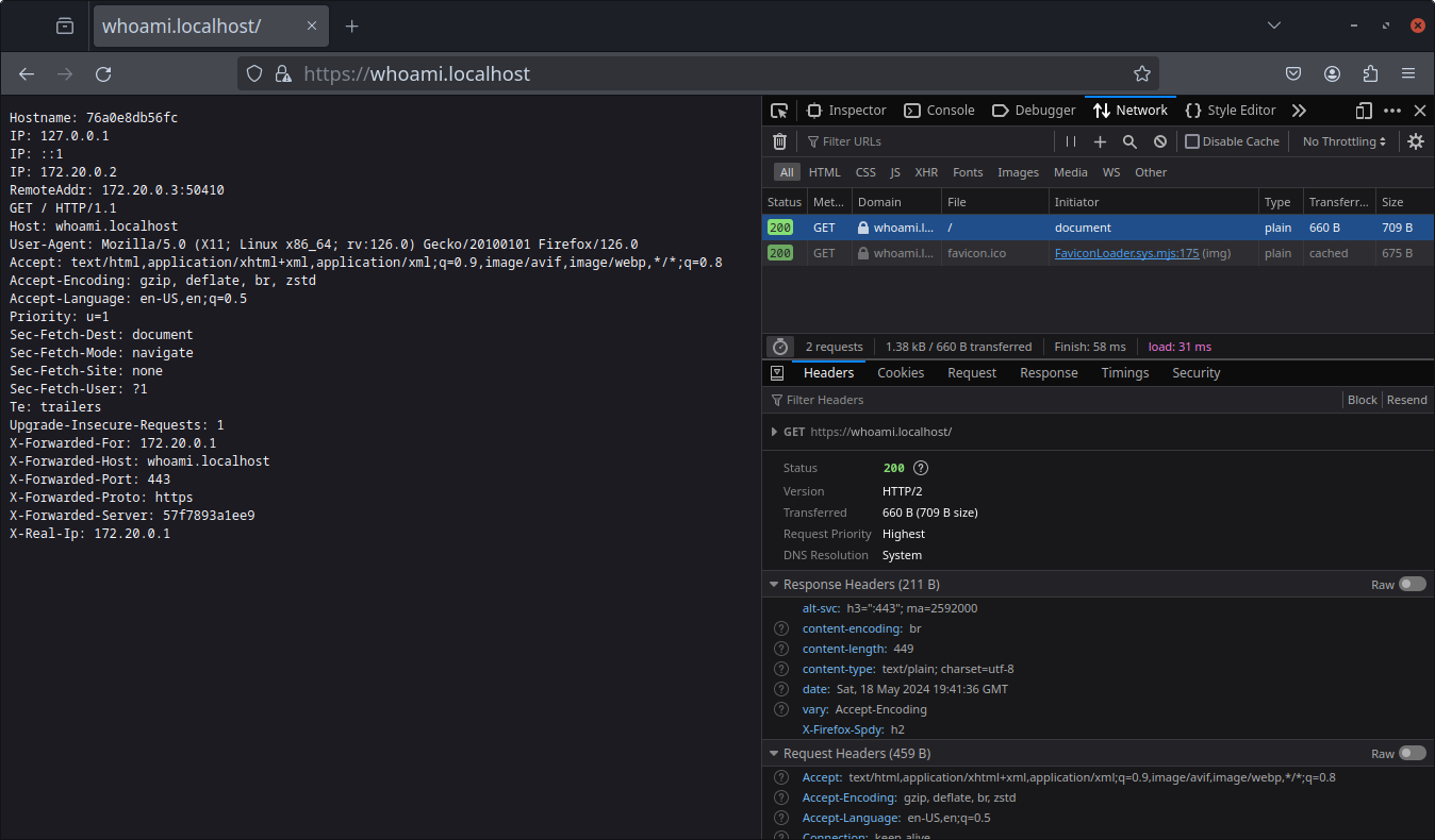 compression working, brotli in this case